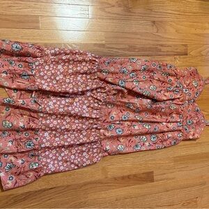 Floral Pink Maxi Dress